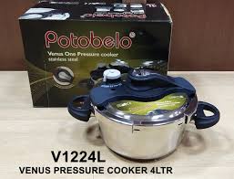 Selanjutnya, bungkus penutup panci dengan kain, lalu tutup dan kukus bolu ubi ungu selama kurang lebih 30 menit. Potobelo Venus One Pressure Cooker Presto 4 L V1224l Lazada Indonesia