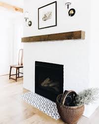 Pin By Flieller On Deco In 2020 Dining Room Fireplace Home Fireplace White Brick Fireplace