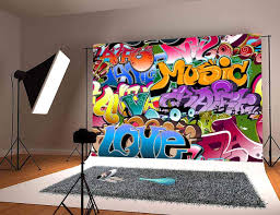 Free email update when i share something new photo credits. 8x6ft 80s 90s Themed Party Decoration Background Lelez Graffiti Style Hip Hop Photography Backdrop Seamless Bachelor Party Polyester Photo Booth Backdrop Props Geev109 Camera Photo Accessories Accessories Meditechintl Edu Np