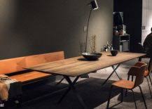 Durable wood constructs the frames,. Beyond Chairs 15 Ways To Transform The Dining Space With A Cool Bench