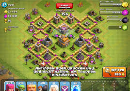 Das clash of clans rathaus auf level 3 hat 1.850 trefferpunkte. Perfekte Map Fur Clash Of Clans Rathaus Level 7 Ealiz Privater Weblog