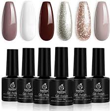 Curious about the hottest christmas nail art design ideas that are presented for this year? Amazon Com Beetles Holiday Gel Nail Polish Set 6 Colors Burgundy Red Champagne Gold Gel Polish Kit Snow White Nude Grey Christmas Nail Gel Polish Soak Off Led Gel Nail Manicure