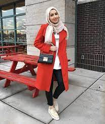 Fashion Arabic Style Illustration Description Hijabi Clothing For Winter 2017 Just Trendy Girls Hijab Fashion Inspiration Dresses Casual Winter Fashion