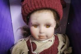 Porcelain Caroline Doll Collectable Special Edition 2007. "New"In The Box  7"inch