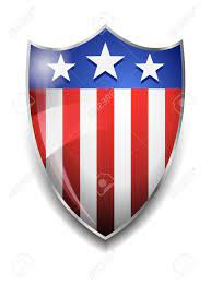 Retro statue of liberty with an american shield and torch logo #224946. American Shield Glossy American Flag On Shield Royalty Free Cliparts Vectors And Stock Illustration Image 40832373