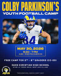 Colby Parkinson - Los Angeles Rams (@colbyparkinson) - Instagram