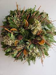 Fall Artichoke Citrus Wreath Elegant Fall Wreaths Christmas Wreaths Christmas Door Wreaths