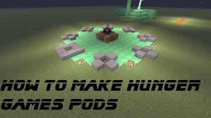 Leave your wii u username in the comments sec. Minecraft How To Make Hunger Games Pods Youtube
