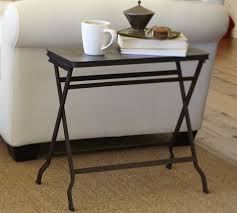 Carter Metal Folding Tray Table Pottery Barn Tray Table Metal Coffee Table Metal Table