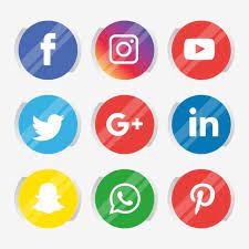 Social Media Icons Set Logo Vector Illustrator Social Icons Logo Icons Media Icons Png And Vector With Transparent Background For Free Download Social Media Icons Social Media Icon Set Media Icon