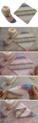 Simple Step By Step Slippers Tutorial Design Peak Crochet Slippers Crochet Shoes Crochet Socks