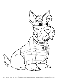61 coloring pages of lady, tramp, trusty, jock and other characters of disney cartoon. Learn How To Draw Jock From Lady And The Tramp Lady And The Tramp Step By Step Drawing Tutorials
