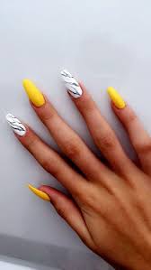 Yellow And Black Acrylic Nail Designs 43 Relaxing Graduation Nail Design Ideas You Must Try Yellow Nails Design Yellow Nails Yellow Nail Art