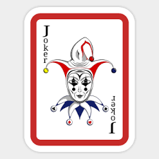 Your joker card stock images are ready. Joker Card Stickers Teepublic