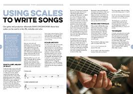How to write a melody on guitar. Using Scales To Write Songs Songwriting Magazine