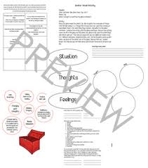 The kids learn to think and understand behavior. Anxiety Free Kids Cognitive Behavioral Worksheets Tpt