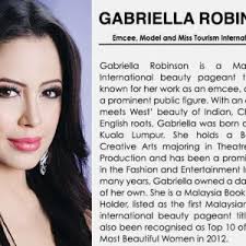 John cathedral church, kuala lumpur pada 29 julai 2017 nanti, datuk hans isaac memilih bekas pemenang miss tourism international 2011, gabriella robinson sebagai suri hatinya. Biodata Gabriella Robinson Suri Hati Hans Isaac Azhan Co