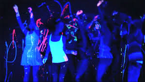 صور متحركة رقص party songs gif background neon party