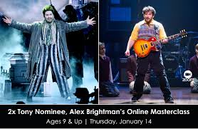 We wake up that morning super early to go to radio city music hall around 6 a.m. 2x Tony Nominee Alex Brightman S Online Masterclass Beetlejuice School Of Rock A Class Act Ny