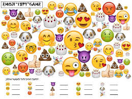 Emoji I Spy Game Spy Kids Emoji Party I Spy Games