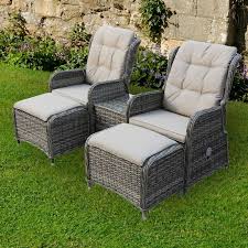 Each of the furniture sets are available for you to purchase at impressive prices today. Newbury Reclining Chairs Footstools Table Garden Furniture Set Great Online Value At Only 699 00 From Qd S Garden Furniture Sets Garden Furniture Furniture