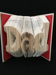 Folded Book Art Dad Unique Gift Custom Hand Made Etsy In 2020 Folded Book Art Book Art Book Folding