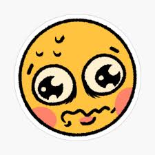 Imán «Emoji maldito nervioso» de Shred-Lettuce | Redbubble