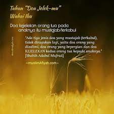Tahan Doa Jelek Mu Wahai Ibu Hijrahapp