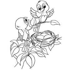 This can lead to droppings on your concrete and your cars, territorial birds harassing you and your pets and an unsightly buildup of. Cartoon Bird Egg In Nest Coloring Page Vector Stock Vector Illustration Of Gesture Ideas 96572453