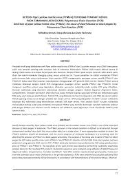 Tanda tanda orang yang mempunyai penyakit kuningfull description. Pdf Deteksi Piper Yellow Mottle Virus Pymov Penyebab Penyakit Kerdil Pada Tanaman Lada Secara Polymerase Chain Reaction Pcr