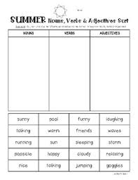 Work out whether the word is a noun, verb or adjective and then find where it is hidden! N O U N V E R B A D J E C T I V E S O R T W O R K S H E E T Zonealarm Results