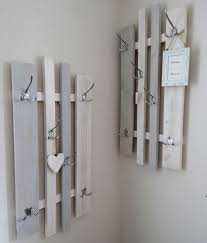 2tlg Kombi Garderobe Variabel Grau Weiss Von Lamemo Auf Dawanda Com Mehr Paletten Garderobe Garderobe Vintage Zuhause Diy