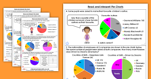 Read And Interpret Pie Charts Homework Extension Year 6