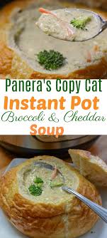 Paneras Copycat Broccoli And Cheddar Instant Pot Soup Recipe Instant Pot Soup Recipes Instant Pot Dinner Recipes Broccoli Soup Recipes