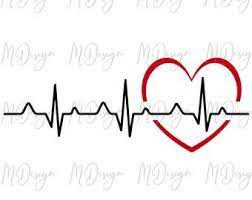 Heartbeat Svg Dxf Png Love Clipart Love Life Medical Etsy Clip Art Heart Rate Tattoo Make Your Own Invitations