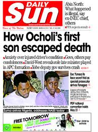 Poll for sun front page was conducted 'using list of muslim names'. Today S Cover The Sun Nigeria