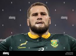 South Africa's Thomas Du Toit during the Autumn International at The  Principality Stadium, Cardiff Stock Photo