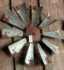 30 Rustic Windmill Head Fan Western Ranch Barn Farmhouse Wall Windmill Wall Decor Windmill Decor Farmhouse Wall Decor