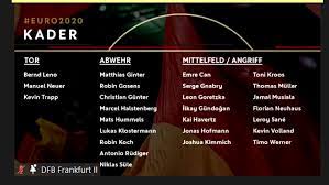 Für fußballfans, die auch gerne selbst ihre tipps abgeben und. Em 2021 Kader Deutschland Nominierung Des Dfb Kaders Muller Hummels Volland Und Musiala Im Aufgebot Fur Die Em Sudwest Presse Online
