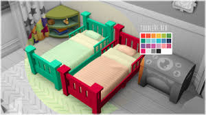 My Sims 4 Blog Toddler Bed Recolors By Flamingblaze Sims 4 Beds Sims Baby Toddler Furniture