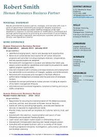 Cover letter examples in different styles, for multiple industries. Human Resources Business Partner Resume Samples Qwikresume