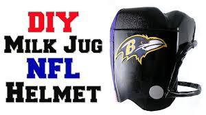 Can also be used as a pencil topper. Milk Jug Football Helmet Gina Tepper