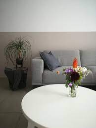 Lambrisering Verf Kleur Urban Taupe Taupe Muren Woonkamer Inrichting Muurkleuren