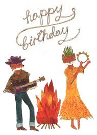 Fantastic Mr Fox Happy Birthday Card Woodland Animal Card Music Illustrated Happy Birthday Cards Fox Birthday Birthday Greetings
