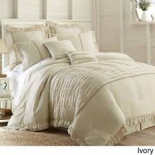 This set includes one erindale quilt set and one farmhouse seersucker comforter set, both must be the same size. Cream Sand Farmhouse 8 Piece Comforter Set Beige Tan Shabby Bedding Queen King Ebay