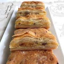 borek ve cevizli lokum panosundaki pin
