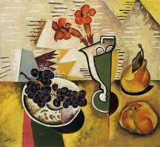Nature Morte Aux Raisins 1920 Huile Sur Toile 32 X 36 Joan Miro Dzhoan Miro Natyurmort Abstraktnaya Zhivopis