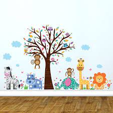 Happy London Zoo Wall Decal Kids Room Wall Stickers Kids Wall Decals Wall Stickers Toddler