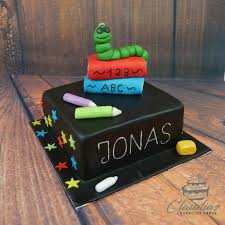 Einschulungstorte Bucherwurm School Enrolment Cake Bookworm Schulkuchen Torte Einschulung Torte Schulanfang