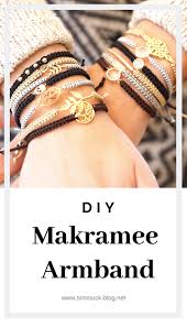 ☑ 6x 80cm (graubraunes) makramee garn. Makramee Armbander Knupfen Einfache Anleitung